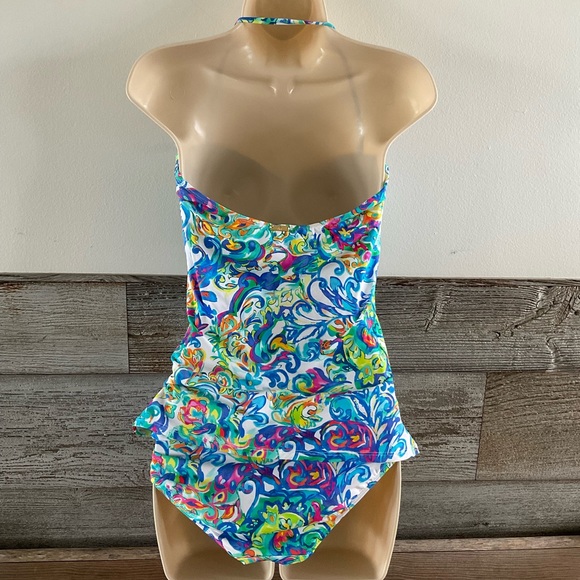 LAUREN RALPH LAUREN
Women's Printed Twist Convertible Tankini Swimsuit - Picture 4 of 10